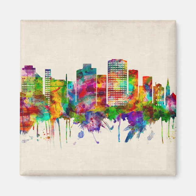 Adelaide Australia Skyline Magnet (Front)