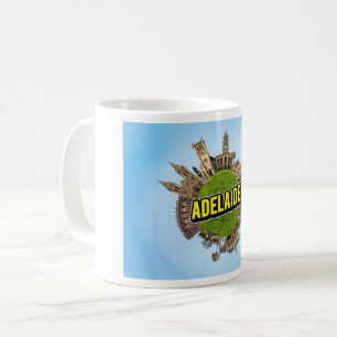 Adelaide Australia tiny little planet landmark arc Coffee Mug