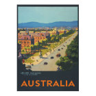Adelaide Australia Vintage Travel Poster