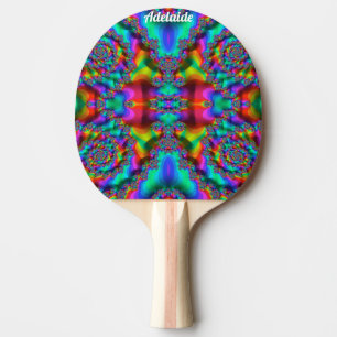 ADELAIDE ~ DISCO BALL ~ Original Fractal ~ Ping Pong Paddle