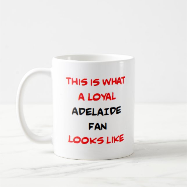 adelaide fan, loyal coffee mug (Left)