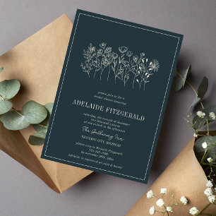 Adelaide Floral   Curated Colours   Bridal Shower Invitation
