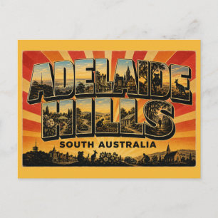 Adelaide Hills South Australia Scenic Region Postcard