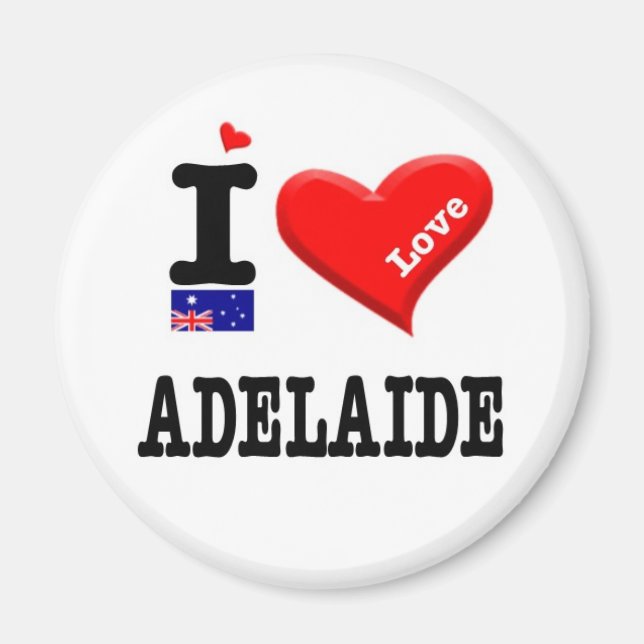 ADELAIDE - I Love Magnet (Front)