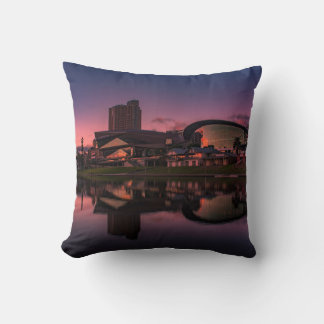 Adelaide Riverbank at Sunrise Cushion
