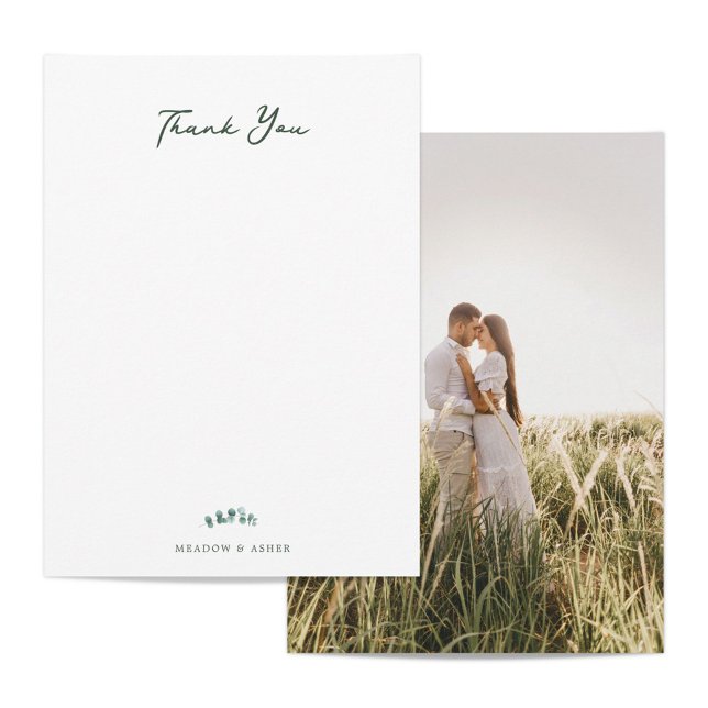 Adelaide Wedding Eucalyptus Flat Thank You (Creator Uploaded)