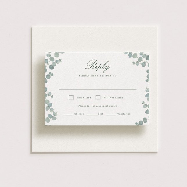 Adelaide Wedding Horizontal RSVP Card (Creator Uploaded)