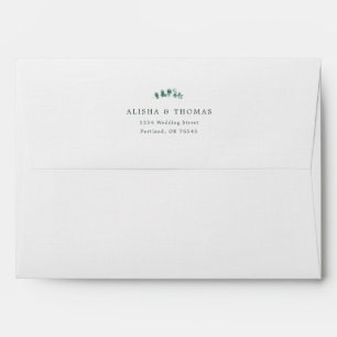 Adelaide Wedding Watercolor Eucalyptus Envelope