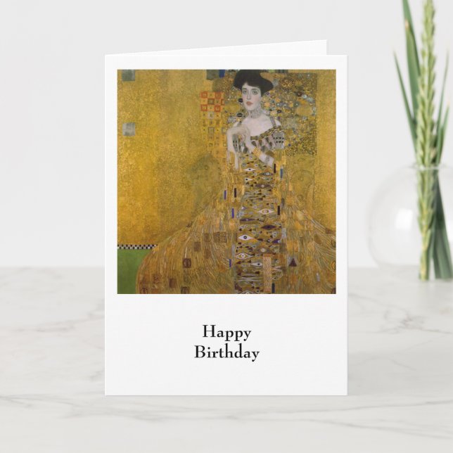 Adele Bloch Bauer by Gustav Klimt Card (Front)