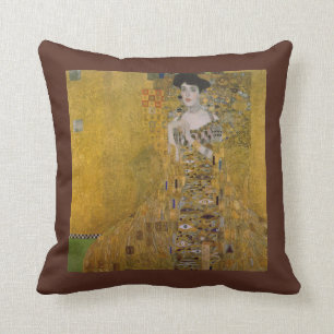 Adele Bloch Bauer by Gustav Klimt Cushion