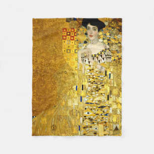 Adele Bloch-Bauer I by Gustav Klimt Fleece Blanket