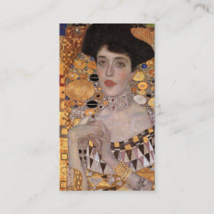 Adele Bloch Bauer Portrait (Detail) Gustav Klimt Business Card