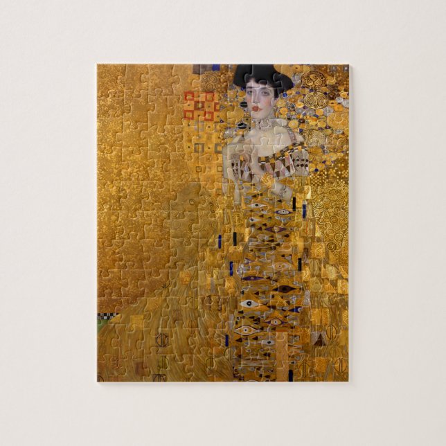 Adele Bloch-Bauer's Portrait by Gustav Klimt 1907 Jigsaw Puzzle (Vertical)