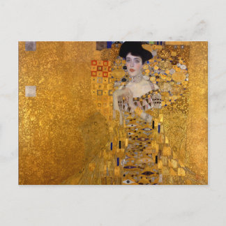 Adele Bloch-Bauer's Portrait by Gustav Klimt 1907 Postcard