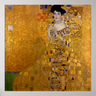 Adele Bloch-Bauer's Portrait by Gustav Klimt 1907 Poster