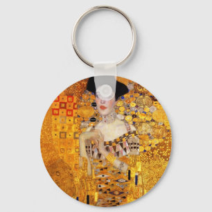 Adele Bloch-Bauer's Portrait by Gustav Klimt Key Ring