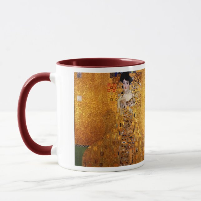 Adele Bloch-Bauer's Portrait by Gustav Klimt Mug (Left)