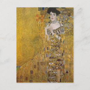 Adele Bloch-Bauer's Portrait by Gustav Klimt Postcard