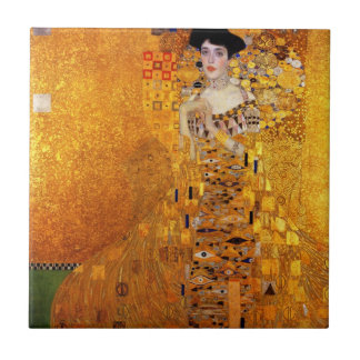 Adele Bloch-Bauer's Portrait by Gustav Klimt Tile