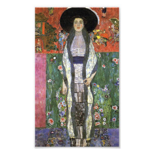 Adele Bloch by Gustav Klimt art nouveau art Photo Print