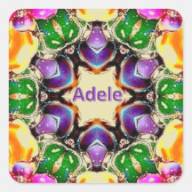 ADELE ~ Bright Abstract Pattern ~ Personalised 