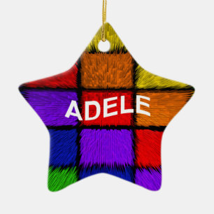 ADELE ( female names ) Ceramic Tree Decoration