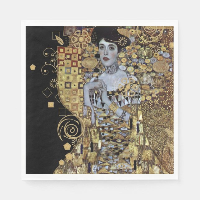 Adele Klimt Paper Napkin (Front)