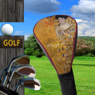 Adele, Lady in Gold by Gustav Klimt, Monogrammed Golf Head Cover