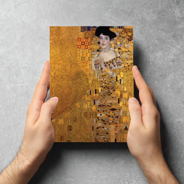 Adele Portrait Gustav Klimt Blank Note Card (Creator Uploaded)