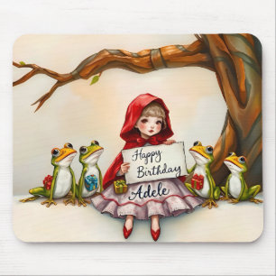 ADELE ~ With Friendly Frogs ~ Mouse Pad