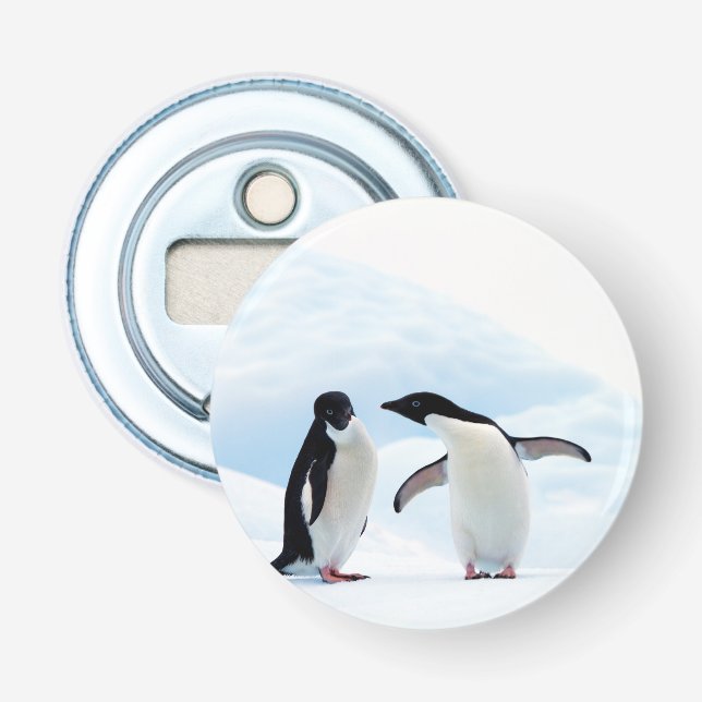 Adelie Penguins Bottle Opener (Front)
