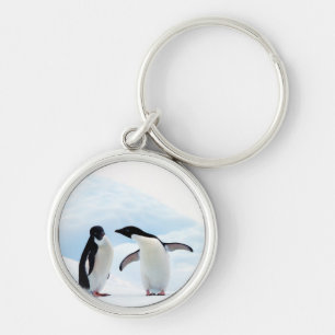 Adelie Penguins Key Ring