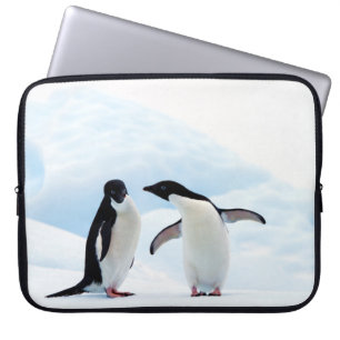 Adelie Penguins Laptop Sleeve