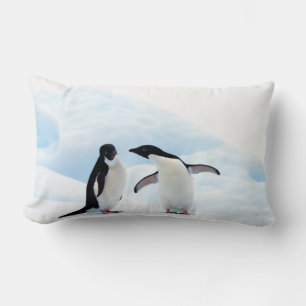 Adelie Penguins Lumbar Cushion