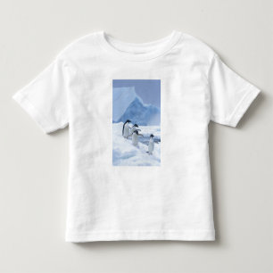 Adelie Penguins (Pygoscelis adeliae) on ice, Toddler T-Shirt