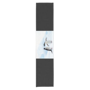 Adelie Penguins Short Table Runner