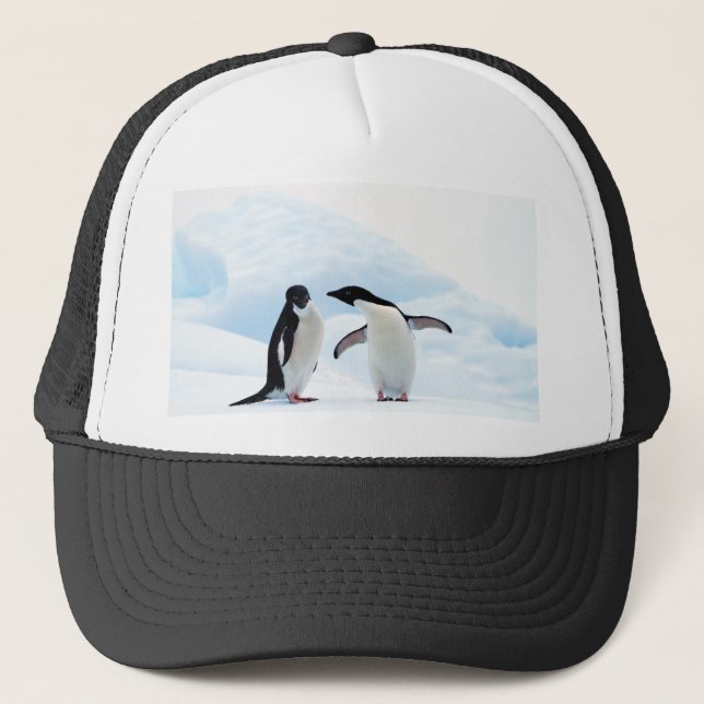 Adelie Penguins Trucker Hat (Front)