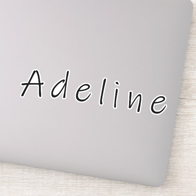 Adeline personal name (Detail)