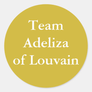Adeliza of Louvain Queen of England Classic Round Sticker