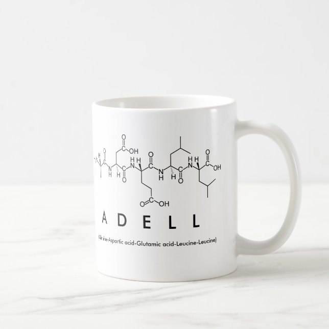 Adell peptide name mug (Right)