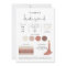 ADELLA Edgy Modern EDITABLE Bridesmaid Info Card