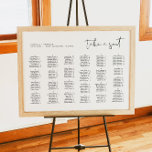 ADELLA Modern Alphabetical Wedding Seating Chart<br><div class="desc">This wedding seating chart sign features an edgy handwritten font and modern minimalist design. Its alphabetical layout makes it easy for your guests to locate their seats. This is especially helpful with a larger guest count. Pair this seating chart with anything in the ADELLA Collection for a cohesive look.</div>