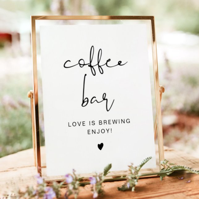 ADELLA Modern Minimalist Coffee Bar Table Sign (Creator Uploaded)