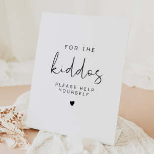 ADELLA Modern Minimalist Kiddos Table Sign