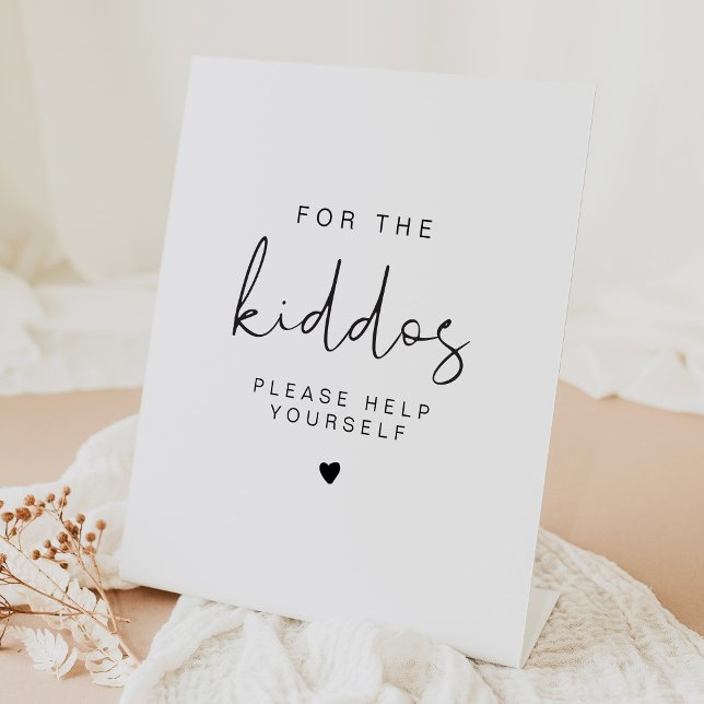 ADELLA Modern Minimalist Kiddos Table Sign (Creator Uploaded)