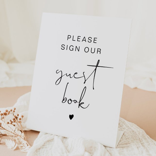 ADELLA Modern Minimalist Let's Eat Dinner Menu Pedestal Sign (Creator Uploaded)