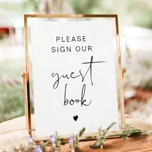 ADELLA Modern Minimalist Let's Eat Dinner Menu Poster