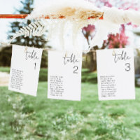 ADELLA Modern Minimalist Table Seating Card