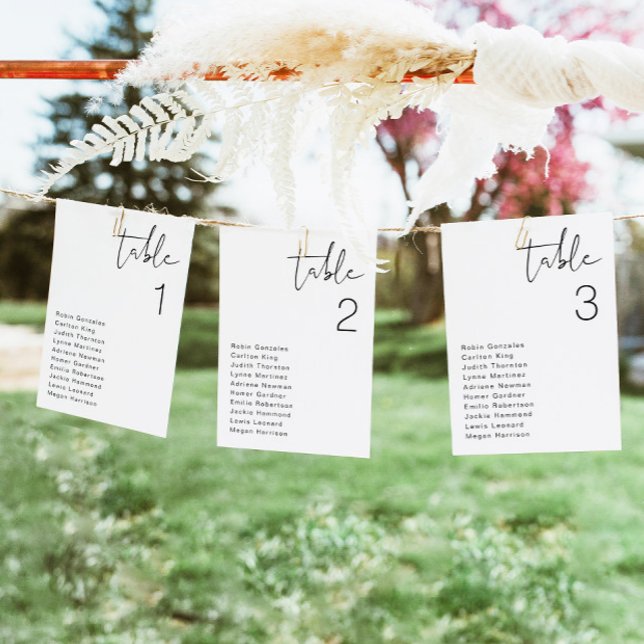 ADELLA Modern Minimalist Table Seating Card (Creator Uploaded)