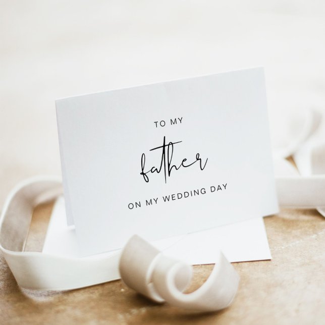 ADELLA To My Father On My Wedding Day Card (Creator Uploaded)